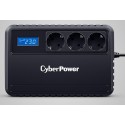 CyberPower UPS, BU series, 650VA/360W, line-interactive, USB, LCD, - 232650 - 1