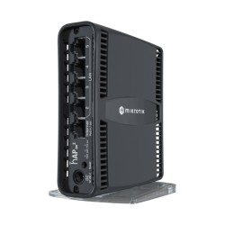 MikroTik home AX Access Point C52iG-5HaxD2HaxD-TC, hAP ax², 2.4/5 GHz AX, 5x Gigabit, Tower Case - 211712 - 1