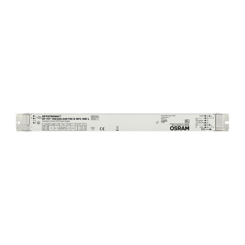 Osram power supply - CC Driver 250~1000mA, 64~300V dali NFC - 167894 - 1