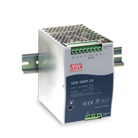 Synergy 21 power supply - 48V 480W Mean Well DIN rail parallel function - 174789 - 1