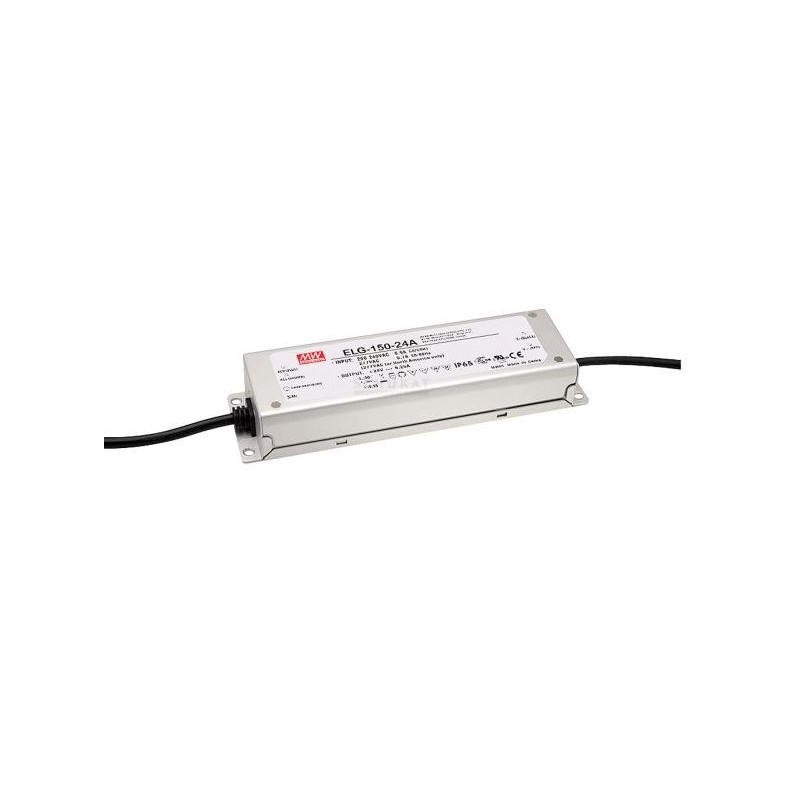 Mean Well Power Supply - 24V 150W IP67 DALI - 180344 - 1