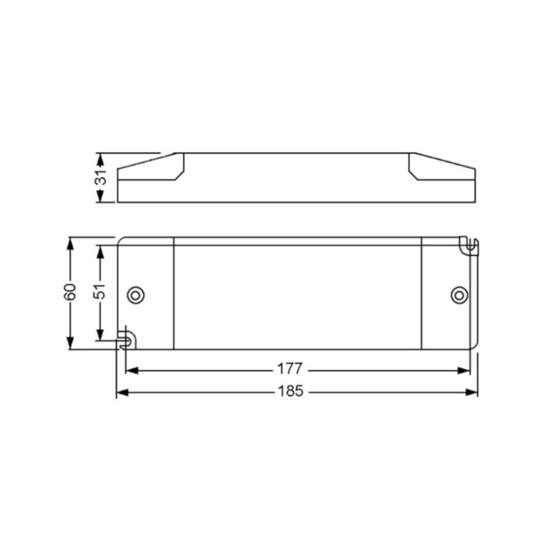 Synergy 21 Netzteil - 24V 75W SELF IP220 TRIAC dim - 231721 - 2