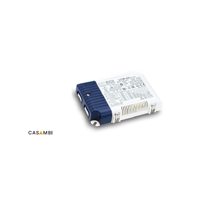 Synergy 21 power supply - CC Driver 500~1400mA ~60W Mean Well BLE (Casambi) - 232119 - 1