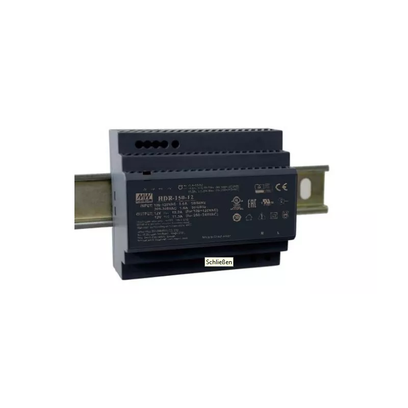 Mean Well Netzteil - 12V 150W Hutschiene - 232548 - 1