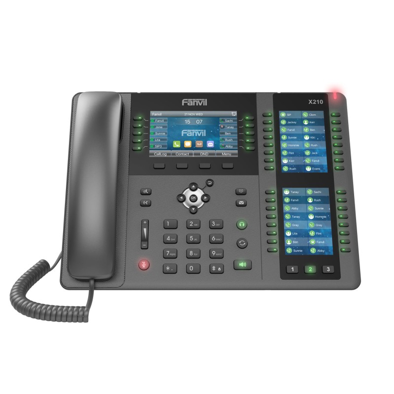 Fanvil X210, -High-end enterprise desktop phone / SIP / POE / Gigabit / USB port / Bluetooth - 159163 - 2