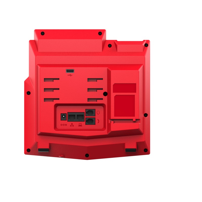 Fanvil X5U-R, Red Phones for Hospitality, Fire Station etc. solution High-end business phone with Gigabit / SIP / POE / Gigabit