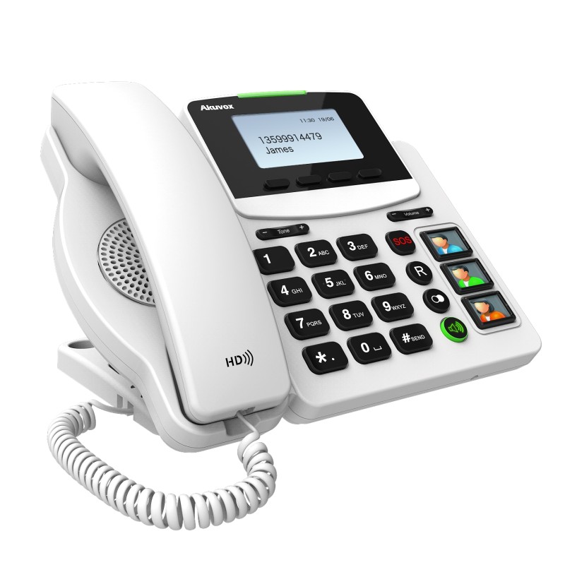 Akuvox R15P IP Phone Desktop BIG Button SIP - 188226 - 2