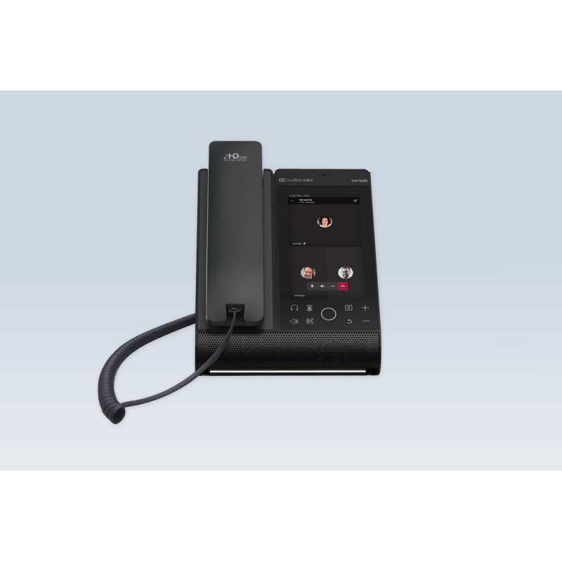 AudioCodes Teams C470HD Total Touch IP-Phone PoE GbE with integrated BT and Dual Band WiFi - 191249 - 1