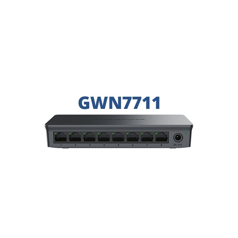 Grandstream GWN7711, 8 Port, Layer-2-Lite-verwaltete Netzwerk-Switches - 231109 - 1
