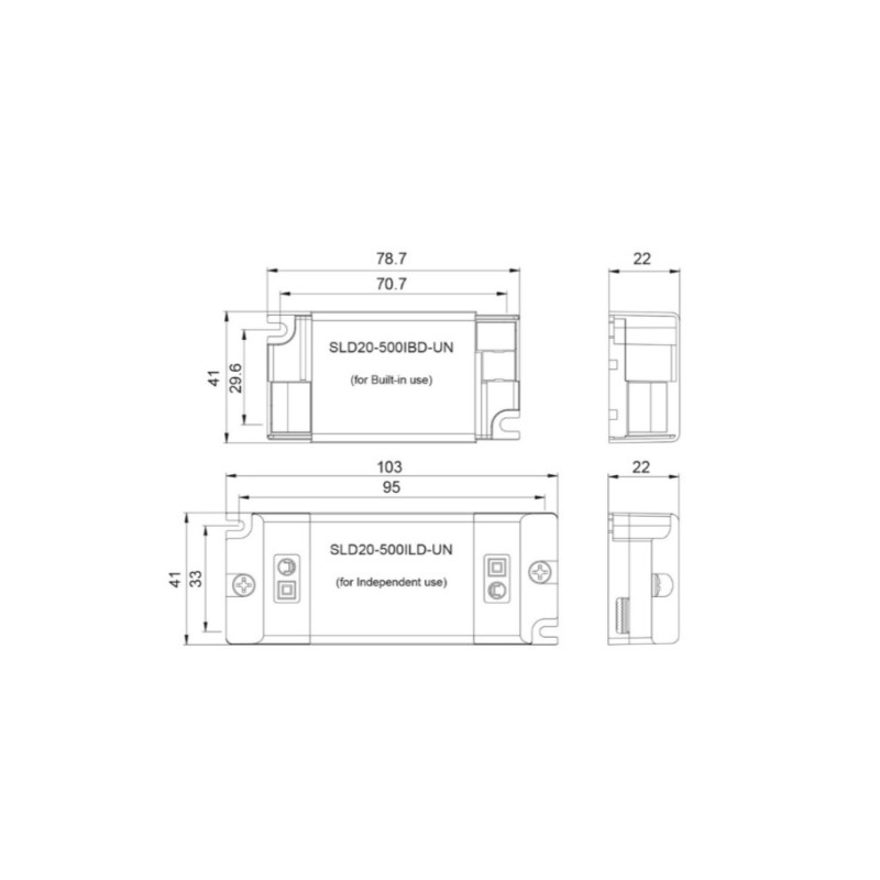 Synergy 21 LED Deckeneinbauspot Helios Netzteil DALI DIM SELF - 232625 - 2