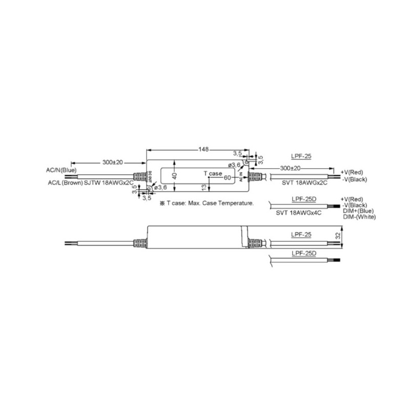 Synergy 21 Netzteil - CC Driver 1050mA ~24V Mean Well IP67 - 233907 - 2