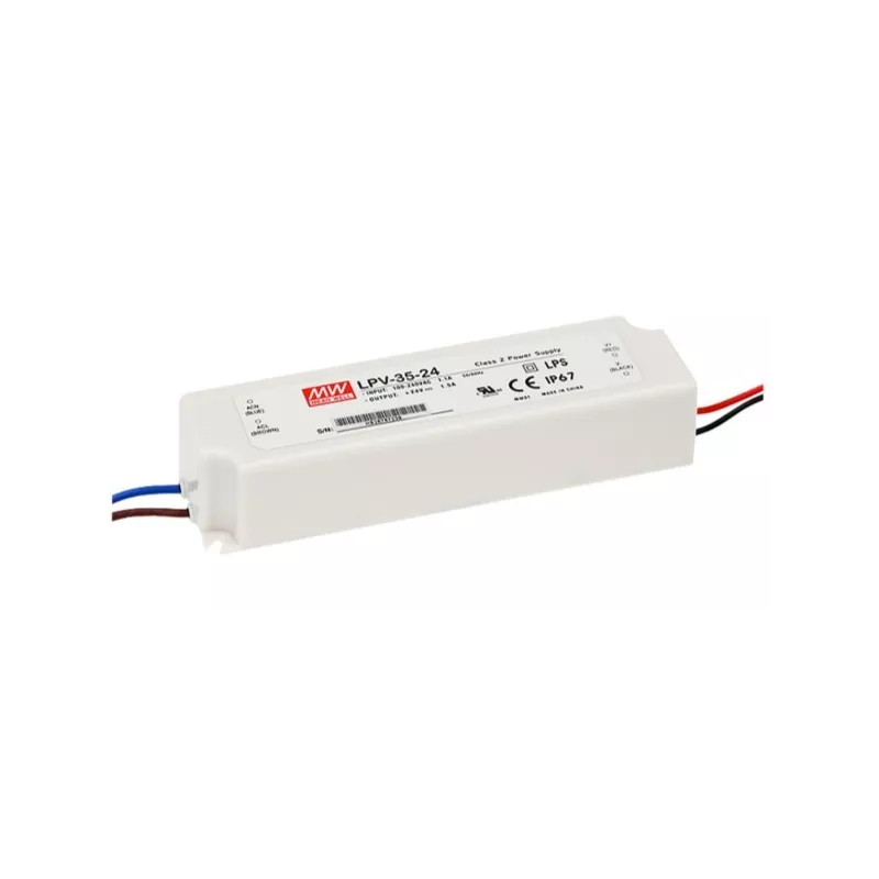 Mean Well Netzteil - 12V 35W, IP67 - 233910 - 1
