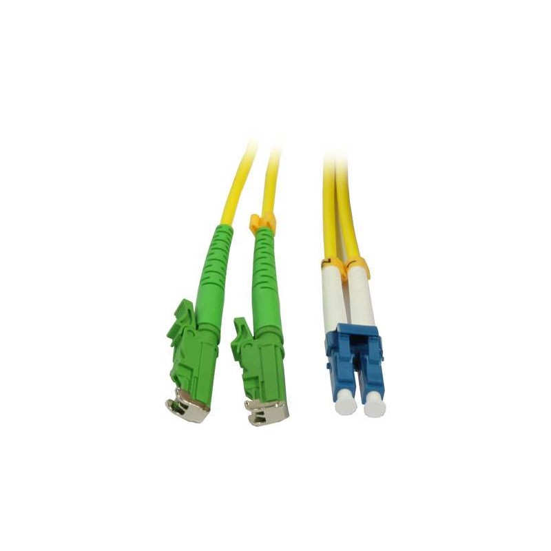LWL-2-Faser-Patchk. 5mtr.LSH(E2000APC)-LC, 9/125um, OS2, G657A2, AD3mm, Synergy 21, - 158479 - 1