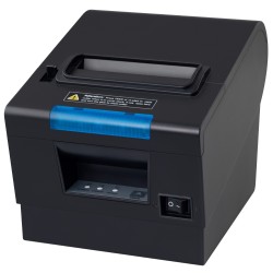 Kasse Küchendrucker / Bondrucker mit Warnsignal und blauer LED Signal Leiste, USB und LAN - 194594 - 1