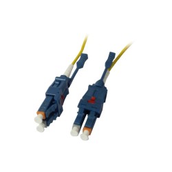 LWL-2-Faser-Patchk. 0,5mtr.LC-LC, 9/125um, OS2, Uniboot(drehbar), Push/Pull, AD2mm, Synergy 21 - 158494 - 1