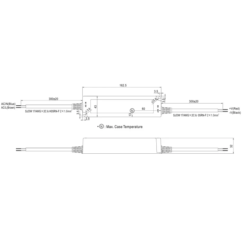 Mean Well Netzteil - 12V 40W, IP67 - 236030 - 2