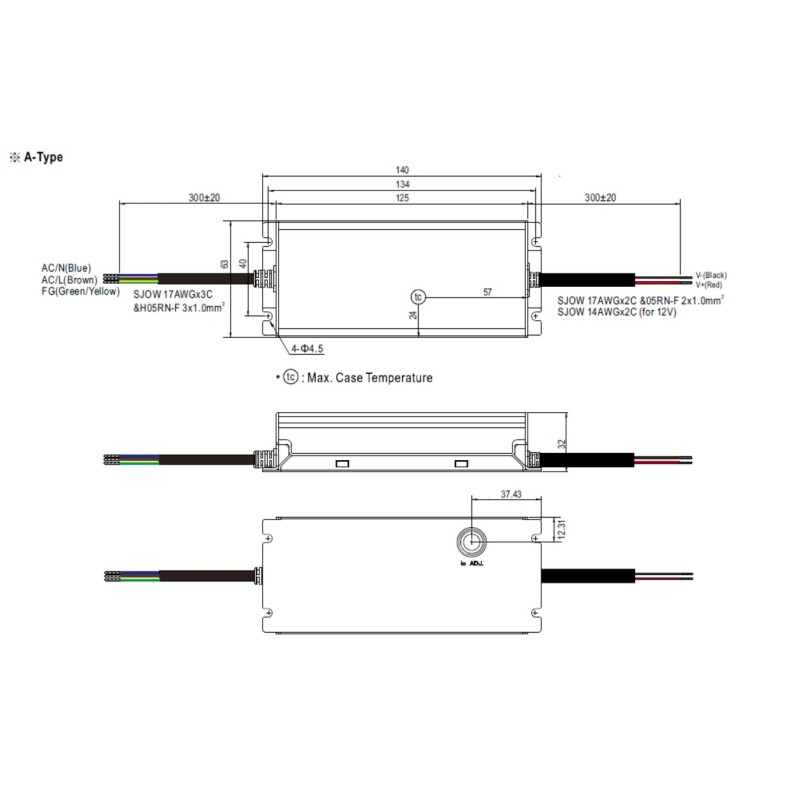 Mean Well Netzteil - 24V 100W IP67 - 243358 - 2