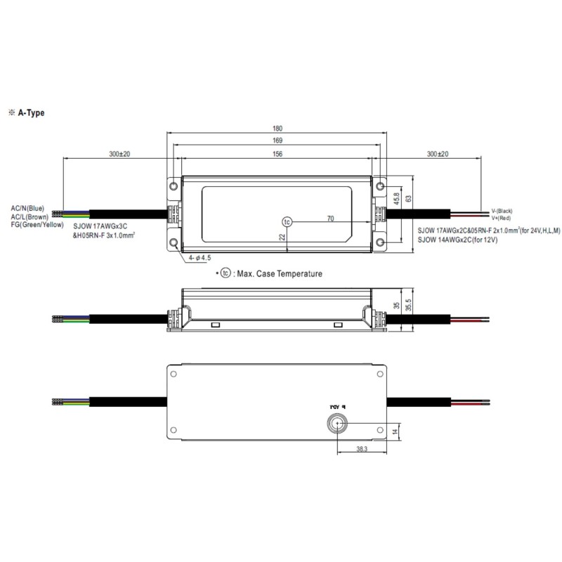 Mean Well Netzteil - 24V 150W IP67 - 243359 - 2