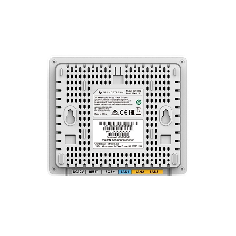 Grandstream GWN7604 Wi-Fi 6 access point with integrated PoE switch - 235353 - 3