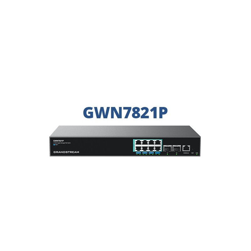 Grandstream GWN7821P Layer 3 Multi-Gigabit-Netzwerk-Switches - 236216 - 1
