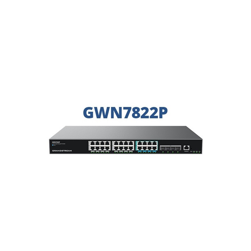 Grandstream GWN7822P Layer 3 Multi-Gigabit-Netzwerk-Switches - 236217 - 1