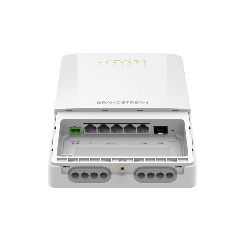 Grandstream GWN7710R, 6-Port Outdoor L2 Lite Managed Switch - 237616 - 3