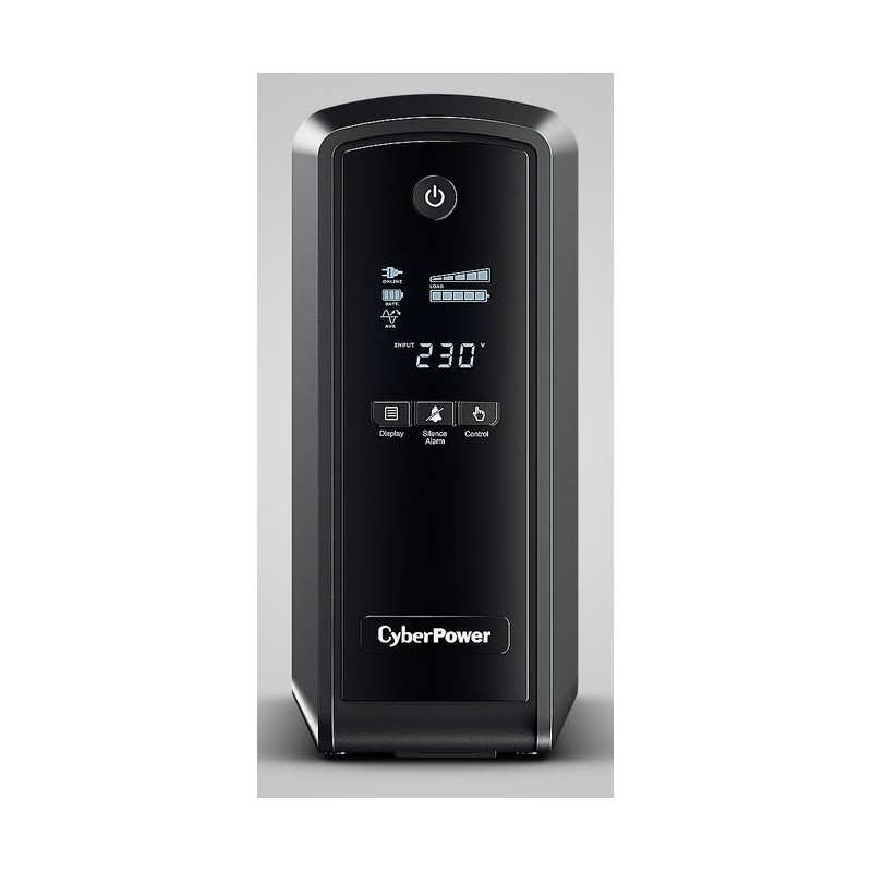 CyberPower UPS, PFC series, 900VA/540W, line-interactive, USB, pure sine wave, IEC C13 sockets - 242268 - 1