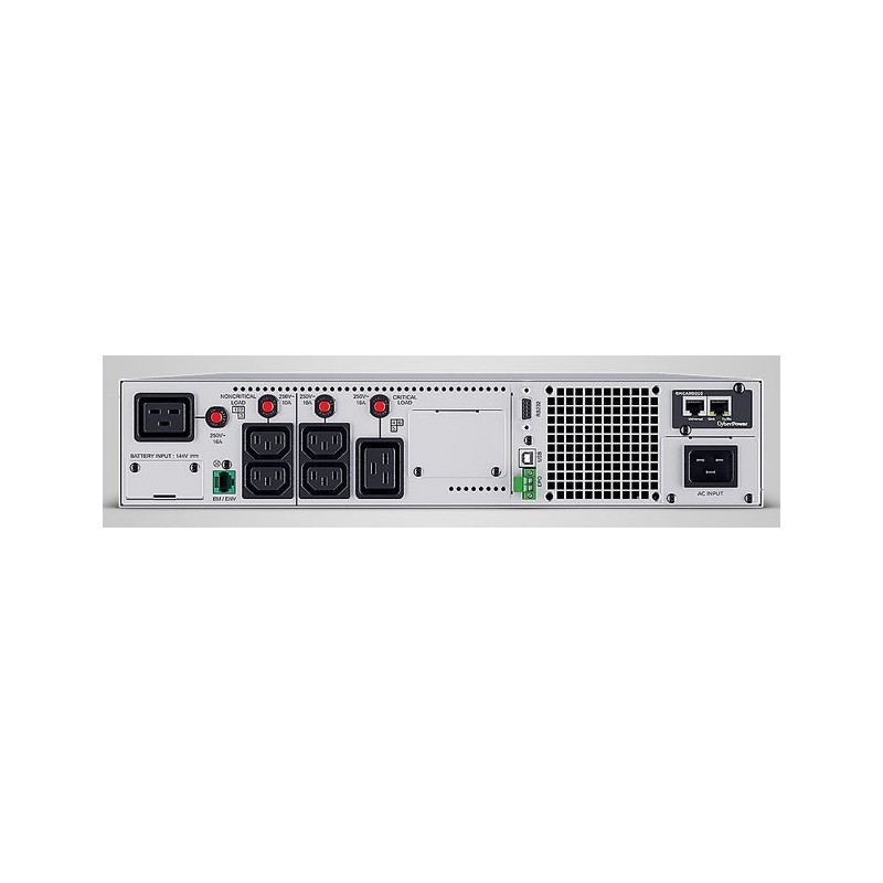 CyberPower UPS, OL Tower/19" series, 3000VA/3000W, 2U, on-line, LCD, USB/RS232, ext. Runtime, incl. RMCARD205, 1-phase - 245668