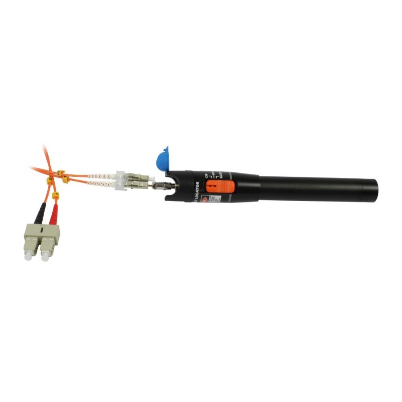 LWL Fiber Checker/Prüfer, Laserlicht, VFL für SM/MM für 1,25/2,5mm Ferrulen, bis ca. 10km, Tester, Synergy 21, - 183862 - 4