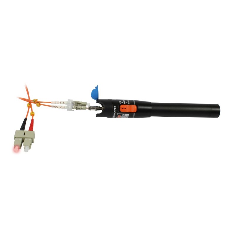 LWL Fiber Checker/Prüfer, Laserlicht, VFL für SM/MM für 1,25/2,5mm Ferrulen, bis ca. 10km, Tester, Synergy 21, - 183862 - 5
