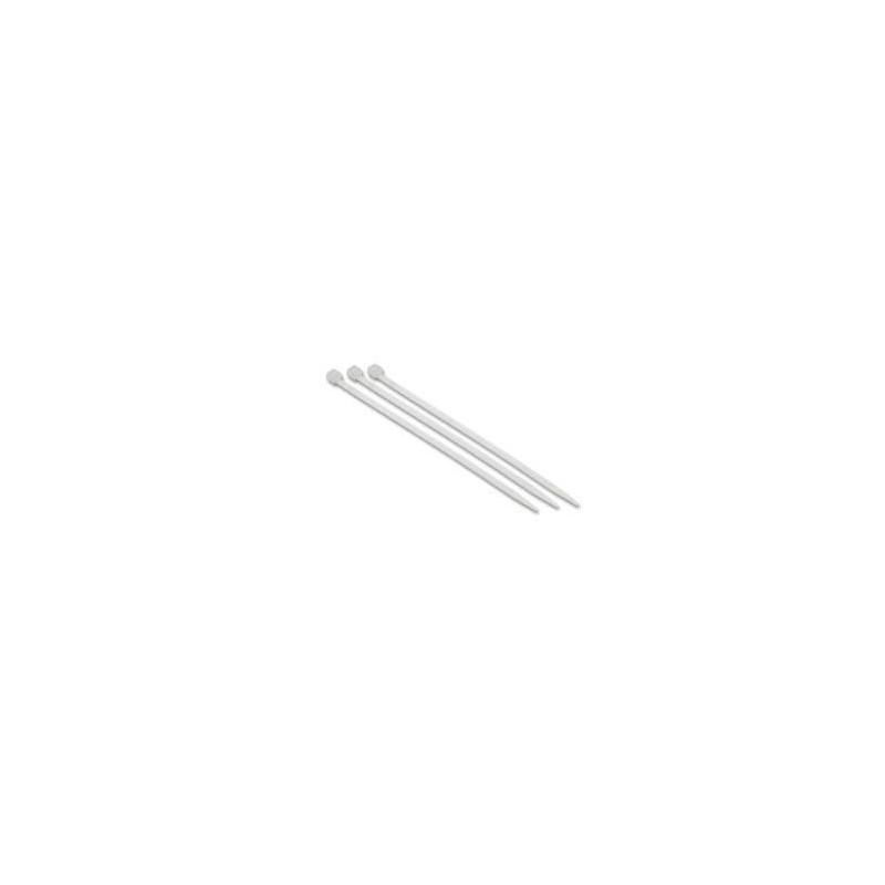 ALLNET 19"zbh. Kabelbinder, L160xB2,6mm, 100er Pack, Transparent, Synergy 21 - 184200 - 1