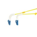 LWL-2-Faser-Patchk. 7.5mtr.LC-LC, 9/125um, OS2, AD2mm, flexible Knickschutztülle, G657.A2, Synergy 21 - 207248 - 2