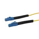 LWL-1-Faser-Patchk. 0.60mtr.LC-LC, 9/125u, OS2, G657A2, AD2mm, flexible Knickschutztülle, Synergy21. - 208133 - 2
