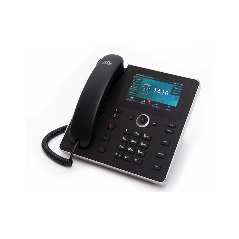 AudioCodes Teams C435HD-R IP-Phone PoE GbE black - 195534 - 1