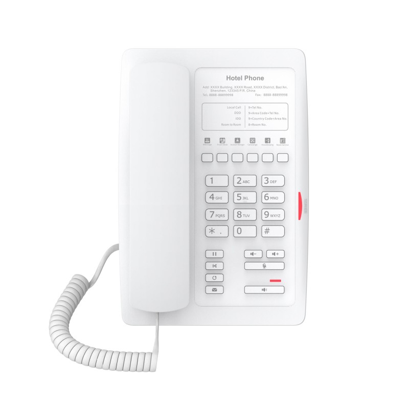 Fanvil H3W-White, H3W-White---WiFi Hotel Phone / SIP / POE / Wi-Fi - 195992 - 3