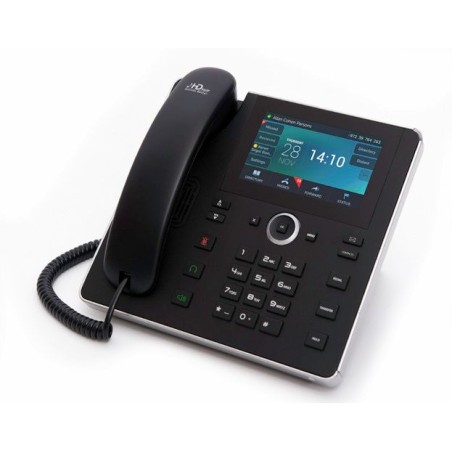 AudioCodes Teams C455HD IP-Phone PoE GbE black with an external power supply black - 206775 - 1