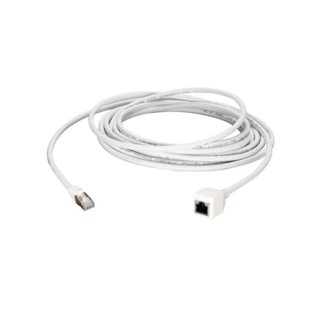 Patchkabel RJ45, CAT6A 500Mhz, 2m, weiss, S-STP(S/FTP), AWG26, Verlängerung Stecker/Buchse - 208387 - 1