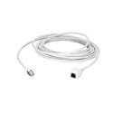 Patchkabel RJ45, CAT6A 500Mhz, 3m, weiss, S-STP(S/FTP), AWG26, Verlängerung Stecker/Buchse - 208391 - 1