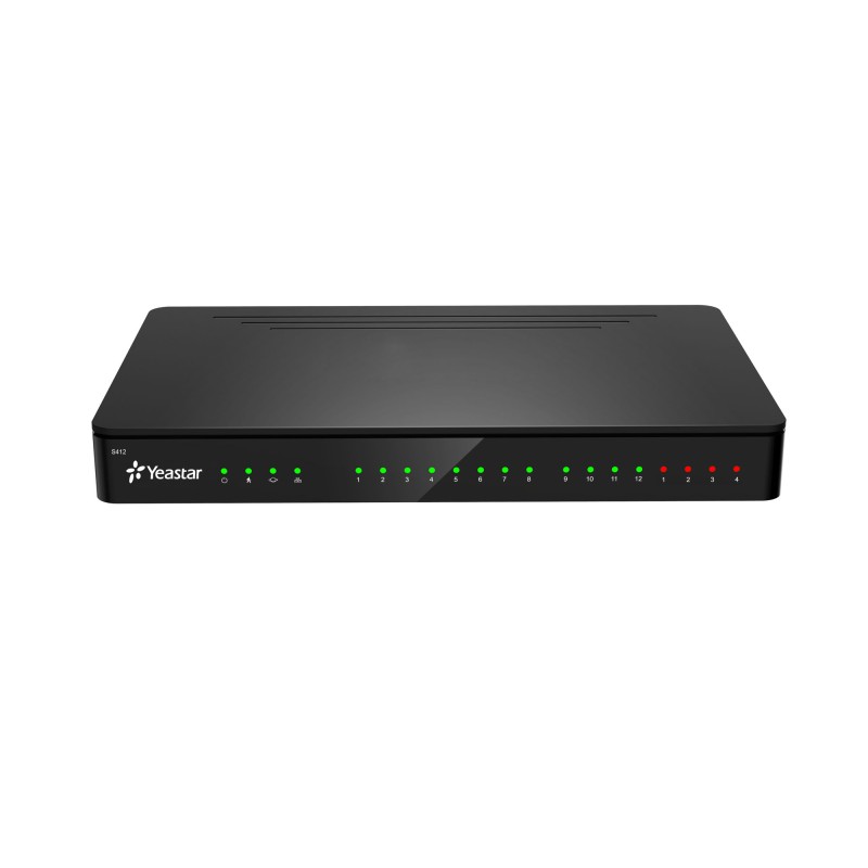 Yeastar S-Series PBX - S412 lite 4x FXS on board 8 SIP-User (V4) - 211748 - 1