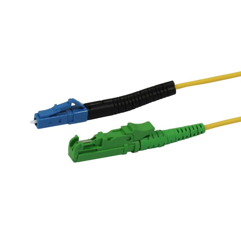 LWL-1-Faser-Patchk. 15mtr.LC-LSH(E2000APC), 9/125u, OS2, G657A2, AD2mm, LC hat flexible Knickschutztülle, Synergy21, - 208174 - 