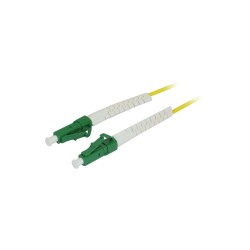 LWL-1-Faser-Patchk. 1.0mtr.LC(APC)-LC(APC), 9/125u, OS2, G657A2, AD2mm, flexible Knickschutztülle, - 213274 - 1