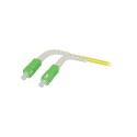 LWL-1-Faser-Patchk. 0.5mtr.SC(APC)-SC(APC), 9/125u, OS2, G657A2, AD2mm, flexible Knickschutztülle, - 213287 - 2