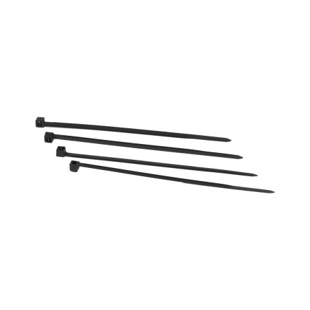 ALLNET 19"zbh. Kabelbinder, L160xB2,6mm, 100er Pack, Schwarz, UV-Beständig, Synergy 21 - 231145 - 1