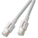 Patchkabel RJ45, VC LED, CAT6A 500Mhz,15m, weiss, LED in den Steckern! - 232210 - 1