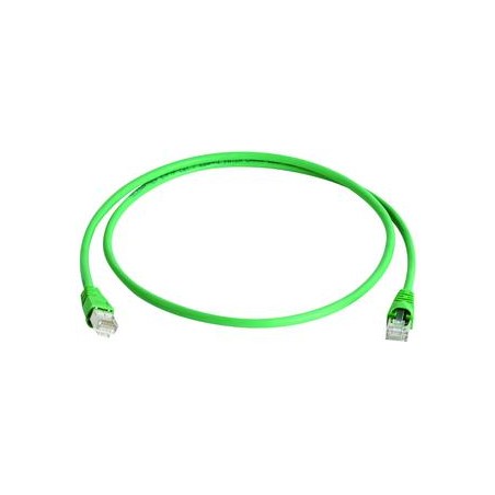 Telegärtner Patchkabel CAT6A, 0.5m, Grün, 500MHz, S-STP(S/F - 62615 - 1