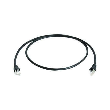Telegärtner Patchkabel CAT6A, 1m, Schwarz, 500MHz, S-STP(S/ - 62624 - 1
