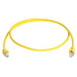 Telegärtner Patchkabel CAT6A, 5m, Gelb, 500MHz, S-STP(S/FTP - 62641 - 1