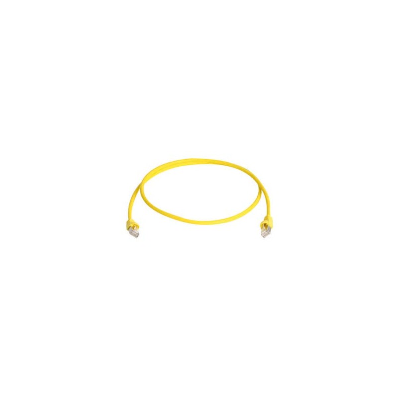 Telegärtner patch cable CAT6A, 15m, yellow, 500MHz, S-STP(S/FTP - 62664 - 1