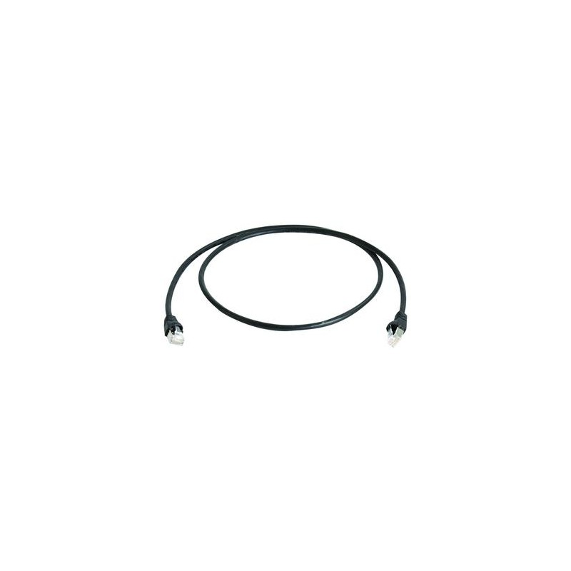 Telegärtner Patchkabel CAT6A, 25m, Schwarz, 500MHz, S-STP(S/ - 62672 - 1