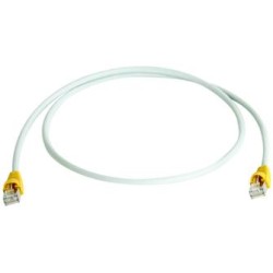 Telegärtner Patchkabel CAT6A, 0.5m Grau-Cross GBE, 500MHz, - 62679 - 1